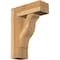 Ekena Millwork Funston Block Rough Sawn Bracket w/ Offset Brace, Western Red Cedar, 8"W x 22"D x 30"H BKT0806X22X30FST05RWR - alternate 1